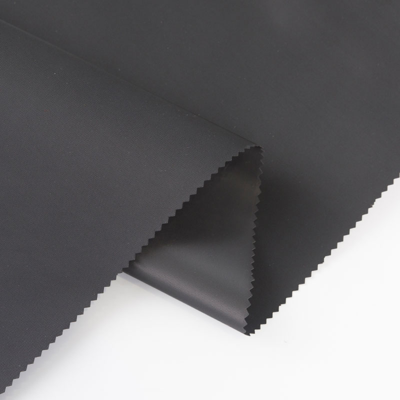300d kryptert svart Oxford-duk dekket PVC-bagasjestoff