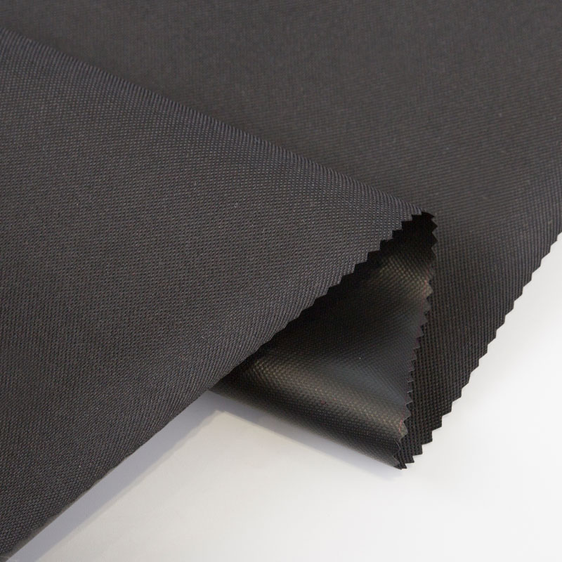 3*3*64 svart Oxford-klut dekket PVC-bagasjestoff